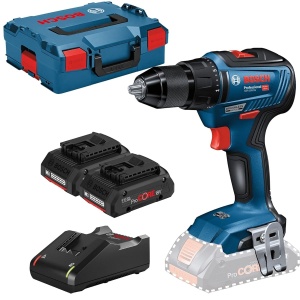 Masina de gaurit si insurubat Bosch Professional GSR 18V-55, 55 Nm, 2 acumulatori 4.0Ah