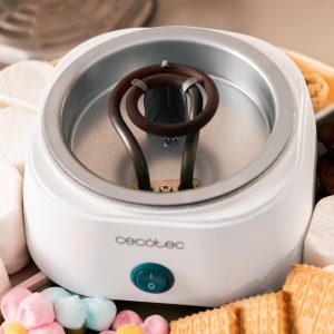 Masina de incalzire Cecotec Marshmallow - Marshmallow Maker Fun Sugar Marshmallow Putere de 270W 2 furci metalice 4 compartimente detasabile usor de u - Img 6