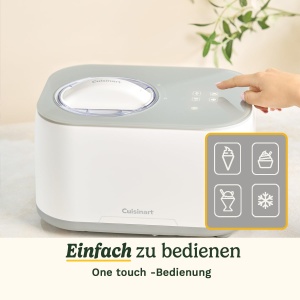 Masina de inghetata Cuisinart FreezeEase 3 setari fara pre-racire 950 ml - Img 5