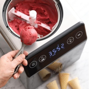 Masina de inghetata GRAEF IM700 2L Touch-Display Negru Cream Control - Img 4