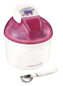 Masina de inghetata Lagrange 409001, 1.5L, 12W, culoare zmeura