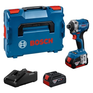Masina de insurubat Bosch Professional GDR 18V-215 18V 215 Nm 2 acumulatori 40Ah incarcator L-BOXX