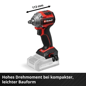 Masina de insurubat Einhell TP-CW 18260-C Li BL-Solo 18V 260 Nm Brushless fara acumulator - Img 7