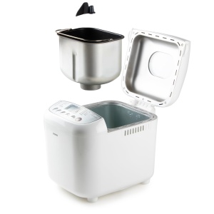 Masina de paine DOMO B3976 500-750-1000gr - 17 programe - inclusiv program fara gluten cu temporizator si afisaj LCD cu functie de mentinere la cald, alb/argintiu - Img 5
