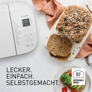 Masina de paine Panasonic SD-B2510W, 21 programe, 4 programe gluten free, alba - Img 2