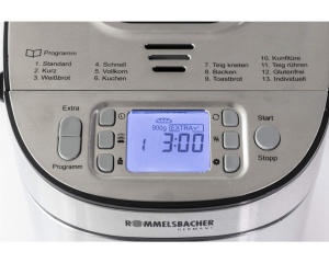 Masina de Paine ROMMELSBACHER BA 550, 13 Programe, Capacitate 700900 g - Img 4