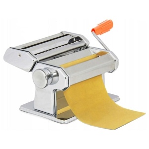 Masina de paste Maestro MR-1679R, aparat manual de paste proaspete, taietor de paste, otel inoxidabil, 8 setari de grosime, atasament ravioli, operare usoara pentru casa, lasagna, spaghete, taitei - Img 2