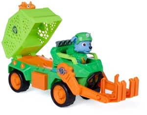 Masina de reciclare PAW PATROL Rocky cu figura Dino, 23 cm, interactiv - Img 7
