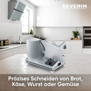Masina de taiat SEVERIN AS 3915, putere 180W, cu protectie pentru degete, culoare argintie - Img 5