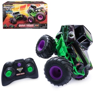 Masina de teren radiocomandata Grave Digger 115, 2,4 GHz, pentru interior si exterior
