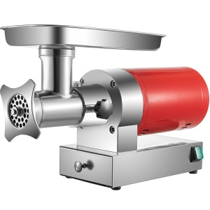 Masina de tocat carne electrica VEVOR 1100 W 300 kg/h, 180 rpm cu 2 placi de macinat Set carnati, pentru sarcini grele Comercial Comercial - Img 9