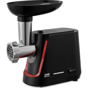 Masina de tocat Heinner MG-1250BK, 1340 W, 1.5 Kg/Min, 2 site, reverse, accesorii incluse, Negru - Img 4