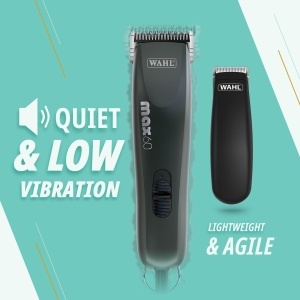 Masina de tuns animale WAHL Max 60 Pocket Pro motor puternic set complet pentru toate tipurile de blana negru - Img 6