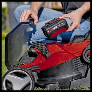 Masina de tuns iarba cu acumulator Einhell GE-CM 36/34-1 Li-Solo Power X-Change (36 V, latime de taiere de 33,5 cm, pana la 200 m2, colector de iarba de 30 L, inaltime de taiere de 25-65 mm, fara baterie) - Img 6
