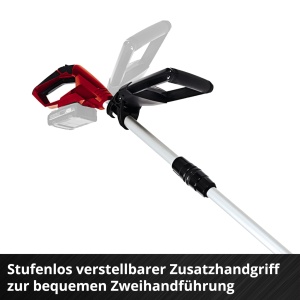 Masina de tuns iarba cu acumulator Einhell GE-CT 18 Li Solo Power X-Change (Li-Ion, 18V, 8500rpm, cap motor rotativ si rabatabil, Flowerguard, fara baterie si incarcator) - Img 7