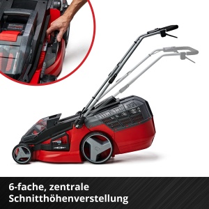 Masina de tuns iarba Einhell GE-CM 43 Li M 36V 600 m2 Kit cu 2 baterii si 2 incarcatoare - Img 9