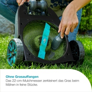 Masina de tuns iarba GARDENA HandyMower 2218V, compacta, pentru suprafete de pana la 50 m - Img 4