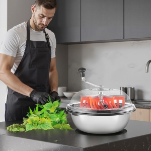 Masina de tuns plante VEVOR V-BT-PS-16, 42 cm, lame inox, maner ergonomic - Img 8