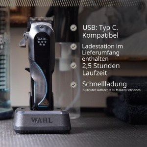 Masina de tuns Wahl Senior 2.0, kablata si wireless, motor 8000 RPM - Img 6