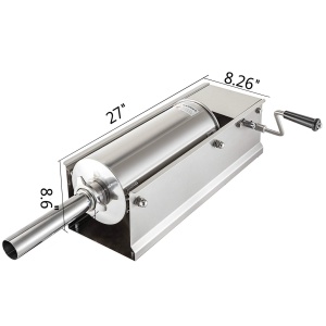 Masina de Umplut Carnati VEVOR, 7 l, Inox, Design Orizontal - Img 3
