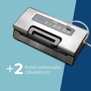 Masina de vidat LAICA VT3220, putere 20 lmin, 2 role incluse - Img 2