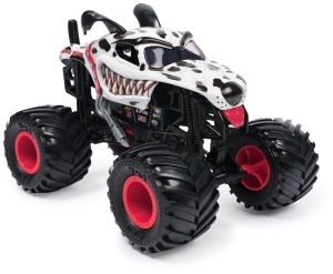 Masina Monster Truck Dalmatian 124 - Detalii Autentice, Culoare Albastra