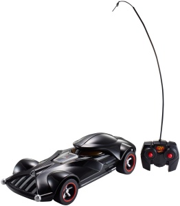 Masina RC Hot Wheels Star Wars Darth Vader, cu lumini si sunete, 118