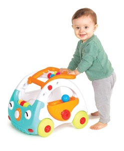 Masinuta de Activitate Infantino 3-in-1, Multicolora, pentru Bebei - Img 7