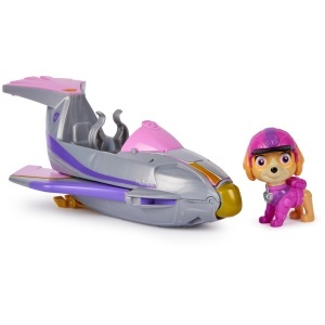 Masinuta de Jucarie PAW PATROL Jungle Pups cu Figurina Skye, Transformabila, pentru Copii 3