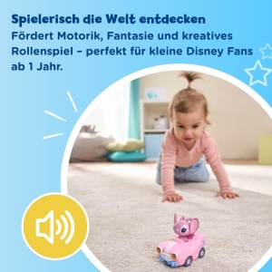 Masinuta Interactiva VTech Tut Tut Baby Flitzer Disney Engel Cabrio - Img 4