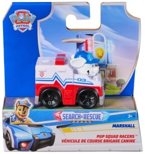 Masinuta Paw Patrol - Pup Squad Racer, 6.5 cm, cu roti functionale, pentru copii - Img 5