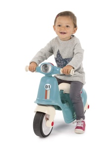 Masinuta pentru copii Smoby 721006 - Albastra, cu roti silentioase, 47.5 cm - Img 3