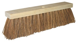Matura Kerbl 29462 cu Borsteni Piassava, 40 cm, Cu Spate din Lemn