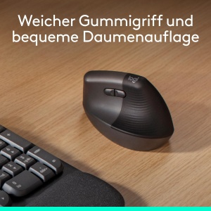 Maus ergonomic vertical Logitech Lift, pentru maini mici si medii, wireless, 4000 DPI - Img 4