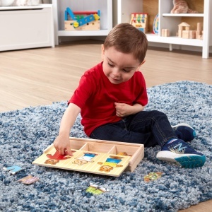 Melissa Doug Puzzle Barenfamilie 45 Piese Lemn Interactiv 3 Ani - Img 6