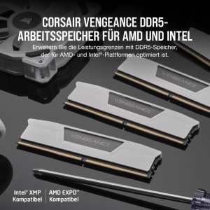Memorie RAM Corsair Vengeance DDR5 32GB (2 x 16GB) 6000MHz pentru AMD si Intel - Img 2