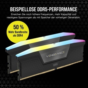Memorie RAM CORSAIR Vengeance RGB DDR5 32GB (2 x 16GB) 6400MHz - Img 3