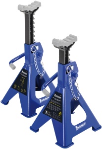 MICHELIN jack 2 tone capacitate de incarcare, 2 piese cadre de sustinere, reglabil pe inaltime 280 mm pana la 428 mm inaltime de ridicare suport din cauciuc, albastru, 2000kg
