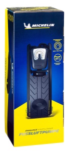 MICHELIN Pompa de aer cu picior cu un singur cilindru analogica - Pompa de aer precisa pentru masina, bicicleta si exterior, durabila si puternica, Negru - Img 6