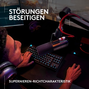 Microfon Gaming Logitech G Yeti Studio XLR ClearAmp Alb - Img 4
