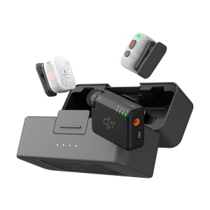 Microfon Lavalier DJI Mic Mini 2S, 2 Transmitatoare, 1 Recepator, 28 Ore Inregistrare