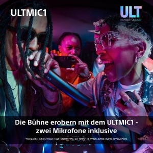 Microfon wireless Sony ULTMIC1, 2 microfoane, 20 ore autonomie, negru - Img 3