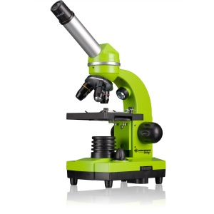 Microscop Bresser Junior BIOLUX SEL cu suport smartphone, 40x-1600x, verde - Img 4