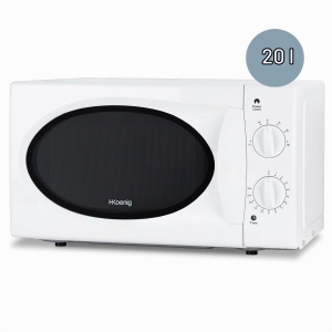 Microunde H.Koenig VIO6, 20L, 700W, Alb, 5 functii de gatire - Img 2