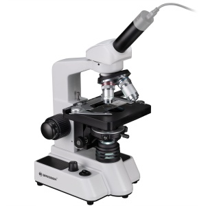 Mikroscop biologic Bresser Erudit DLX 40x-1000x, LED dimabila, monocular - Img 4