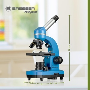 Mikroscop pentru copii BRESSER JUNIOR Biolux SEL, 40x-1600x, cu LED, 4 culori - Img 7