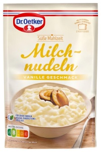 Milchnudeln Vanille Dr. Oetker, 8 pachete x 116g, gust delicios si rapid