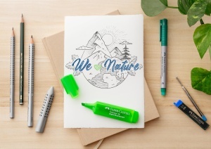 Mina pentru stilou Faber-Castell XB, 5 bucati, culoare albastra - Img 3