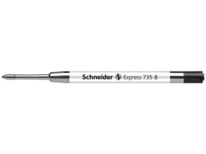 Mine pentru stilou Schneider Express 735, tip B, documente conforme, negru, 10 bucati