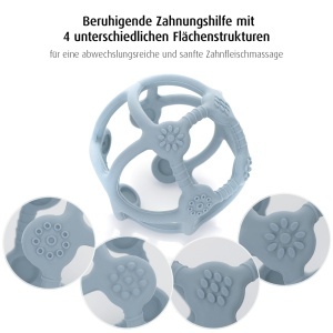 Minge de mestecat si apucat Reer BitePlay din silicon, anti-BPA, flexibila - Img 2